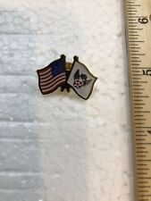 Vintage Air Force USA & AFA Flag Pin picture