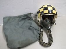 Vietnam Era US Pilots Flight Helmet HGU-2A/P Dual Visor MBU-5/P Oxygen Mask &Bag picture