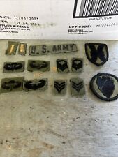 Vintage US Army Basic Jump Wings Badge Sew On Vietnam Soldier Variety Lot picture
