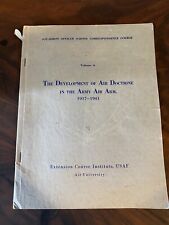 The Development of Air Doctrine in the Army Air Arm 1917-1941 (Vol. 6 USAF) picture