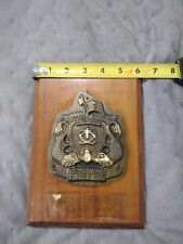 brass naval plaque Submarine Group 6  picture