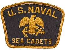 U.S. Naval Sea Cadets Patch Navy Hat Jacket Military Insignia Embroidered Badge picture