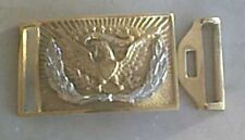 Gold Eagle/Silver Wreath 2-Piece Buckle, Civil War, New picture