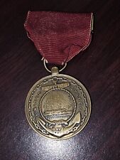 Killer WWII USN Navy GCM Good Conduct Medal Aged Ribbon Drape L@@K picture
