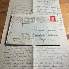 Rare WW2 German Feldpost Letter from Soldier or family Luftwaffe Ll picture