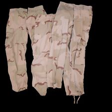 x2 Authentic DCU Three Color Desert Combat Pants Damaged Distressed GWOT OIF OEF picture