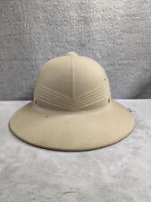 Vintage 1960s Vietnam War Era Military Safari Pith Sun Helmet Hat DSA-100-4036 picture