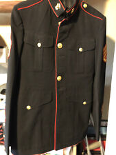 USMC Marine Corps Dress Blue Uniform Blouse Jacket Coat 38R picture