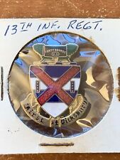 WWII 13th Infantry Regiment First At Vicksburg DUI Pin Military Vintage picture