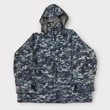 US Navy Parka Gore-Tex Digital Blue Jacket Small-X-SHORT NWOT picture