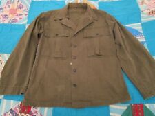1940s US United States Army WW2 HBT Jacket Top Size 36R 13 Star picture