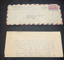 vintageWWII letter SergeantJamesMurricane September 8,1942,envelope included FD2 picture