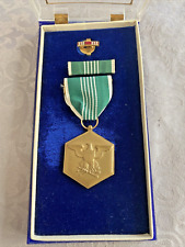 WW2 - Korean War US Army Commendation Medal For Military Merit Set With Case picture
