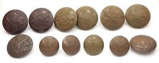 Collection Of 12 X WW2 British Army General Service Military Buttons WW2 picture
