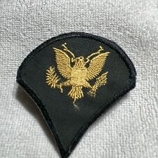 US Army Specialist Rank Gold Eagle Military Patch 3.25