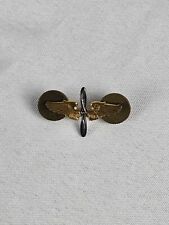 1940's World War US Air Force Propeller Collar Lapel Pin Vintage.  picture