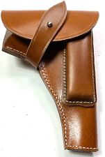 WWII GERMAN POLISH FB VIS 35 9MM PISTOL HOLSTER -LIGHT BROWN LEATHER picture