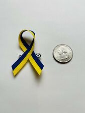 American Made UKRAINE Yellow & Blue Fabric Ribbon Show Your Support For Ukraine picture