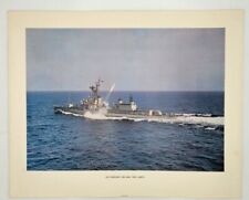 USS Ozbourn DD-846 Fires Asroc Missle 20 x 16 Print Photo Poster Vintage picture