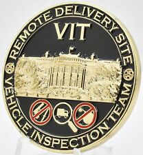 Secret Service Gold Vehicle Inspection Team Uniformed Division Challenge Coin picture
