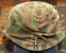 Original WW2 German Helmet Cover Waffen early Planetree 5/6 type 1 picture