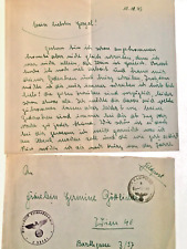 WW2 Postal Germany 1943 LETTER HOME picture