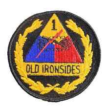 Vtg Patch, U.S. Army 1st Armored Division, Old Ironsides, SMA William Connelly picture
