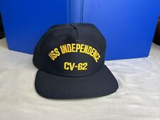 USS Independence CV62 Military snapback memorabilia hat cap vtg veteran Navy USN picture