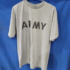Vintage Military Shirt Men's Army Short Sleeve T-Shirt Size Large Lot of 2 picture