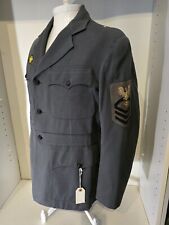 Wwii Named.navy Grey Cpo Uniform With Bullion Radioman picture