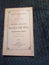 NY STATE MILITIA BYLAWS BOOK 1851 picture