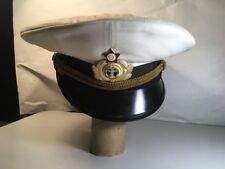 Soviet Union White Summer Dress Naval Officers Hat USSR зАРНИЧА picture