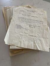 Vintage  Army Vet Military Ephemera Paper Record Lot 1940s 50s picture