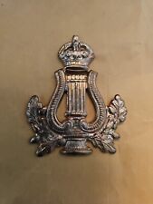 BRITISH MILITARY CAP BADGES, British Army Bandmaster's Musician Arm Badge picture