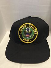 United States Army Military Ball Cap Hat / Black Snapback Embroidery New￼ Nisson picture