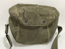 US Army USGI Green Canvas Field Pack Butt Military Issue Mask Bag Signal BG-175 picture