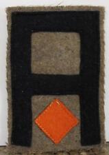 WW 1 1st ARMY (OLD) ORANGE SIGNAL CORPS OD WOOL SHOULDER SLEEVE PATCH VARIATION picture