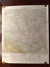 Vintage Soviet Military Topographic Map - Lviv, Ukraine 1980 USSR secret picture