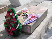 Khantaev's grave