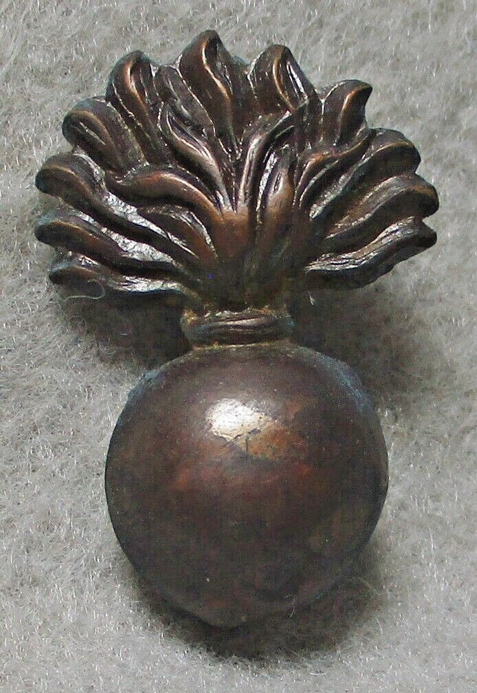 Original World War I U.S. Brass Ordnance hat Insignia w/ Intact Attachment Pin