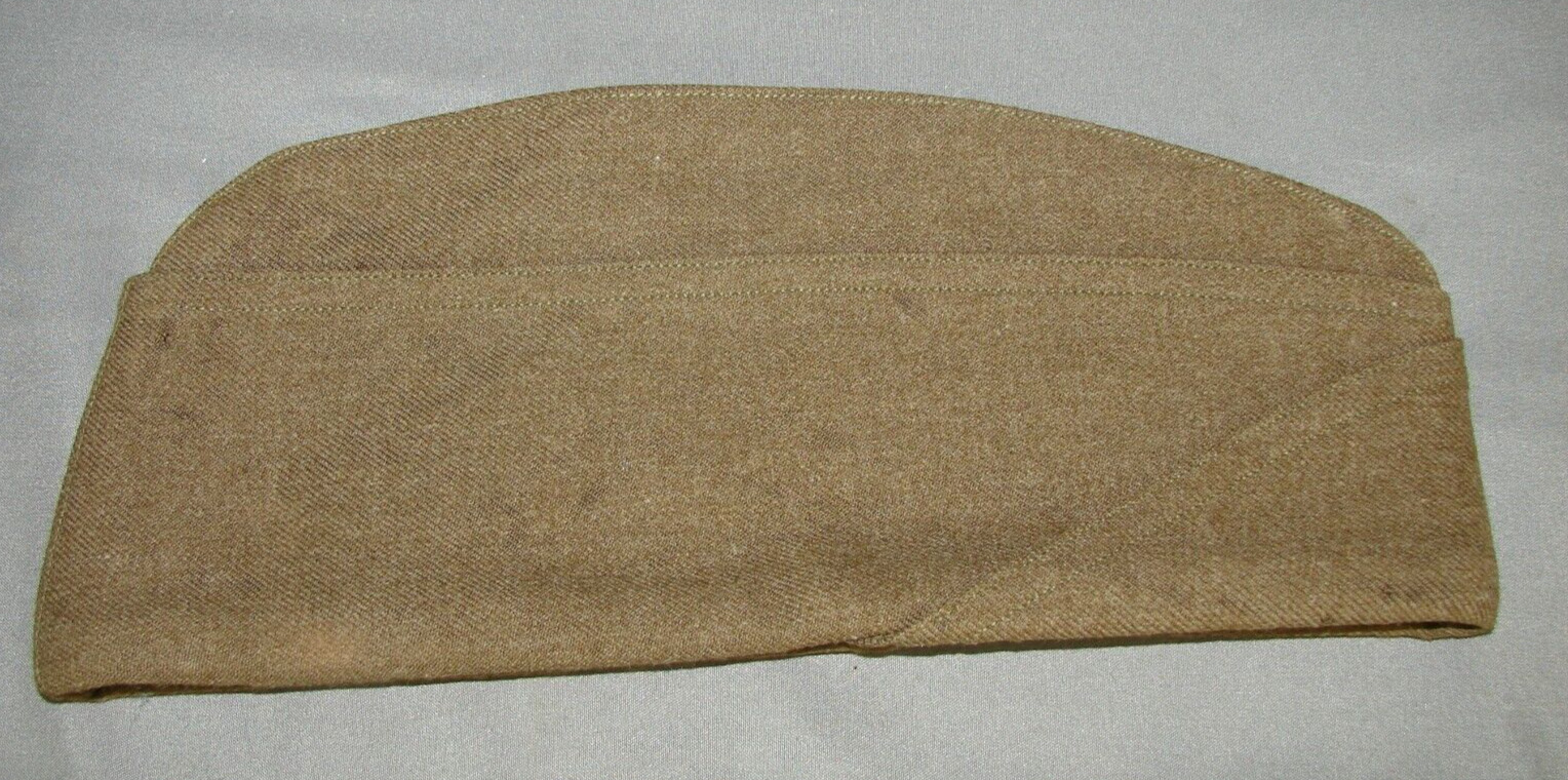 WWII US Army Garrison Cap 100% Virgin Wool 