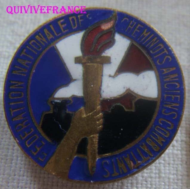 BG14140 - Insignia Badge National Federation Of Former Railway Combatants