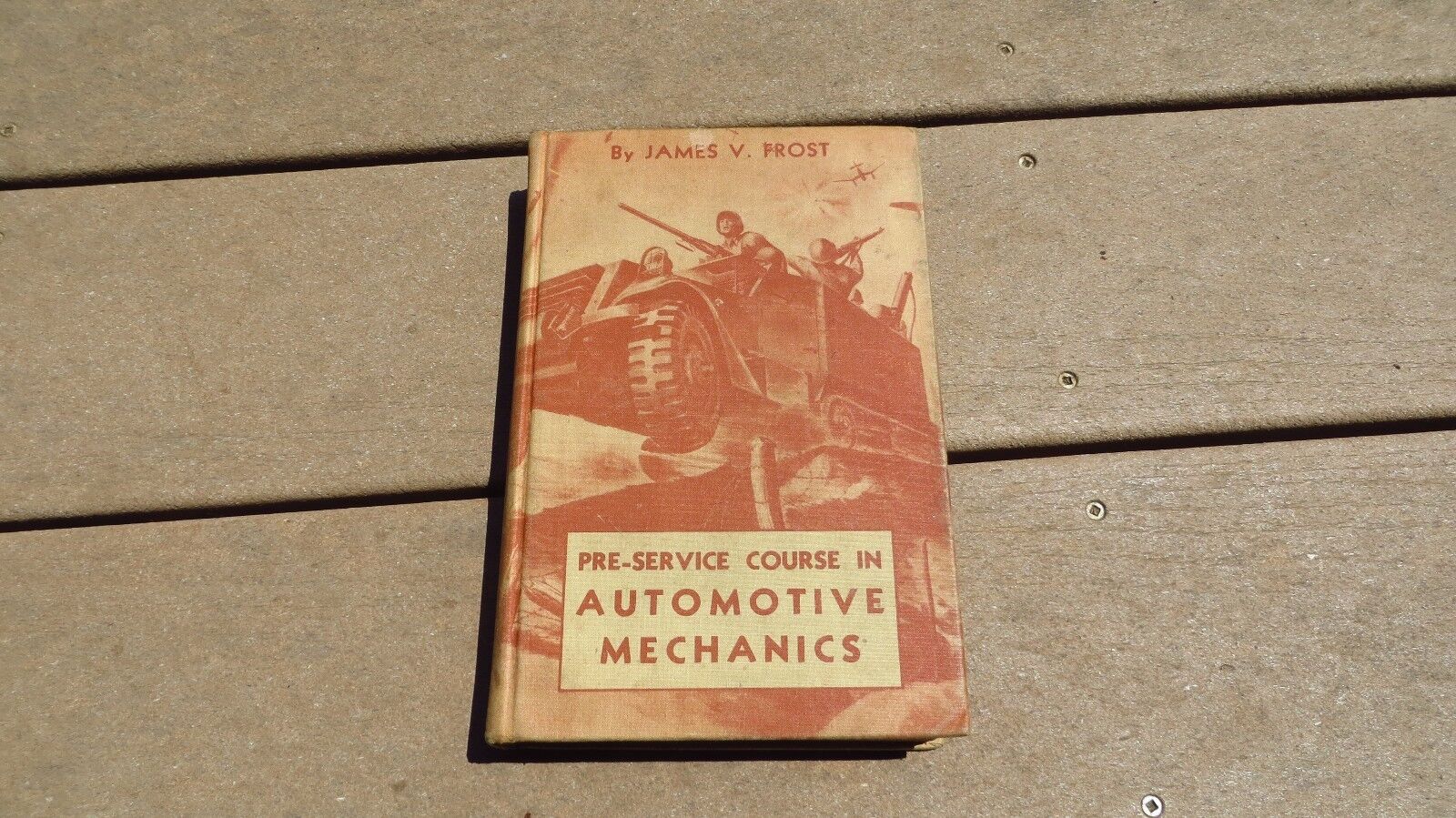 WW2 US Army Military Pre-Service Course Automotive Mechanics James Frost