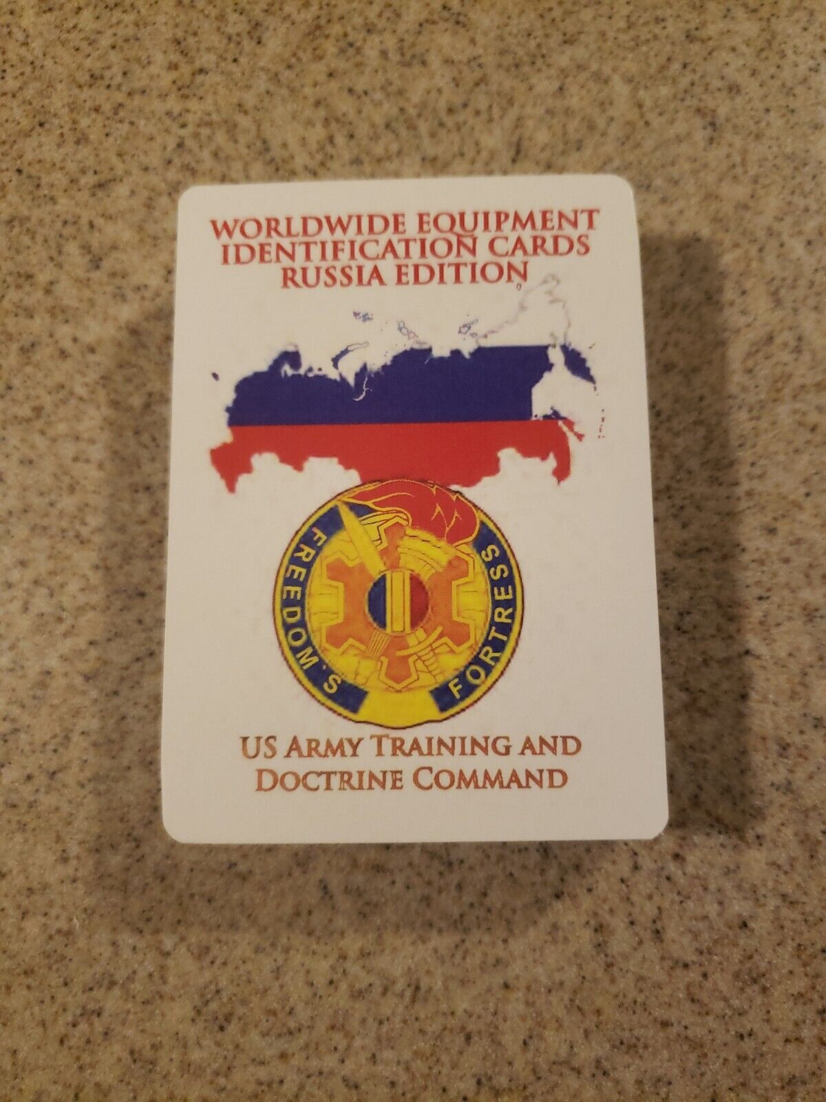 US Army ID Cards Russia Edition - Ukraine War Tank & Plane Spotter Playing Cards