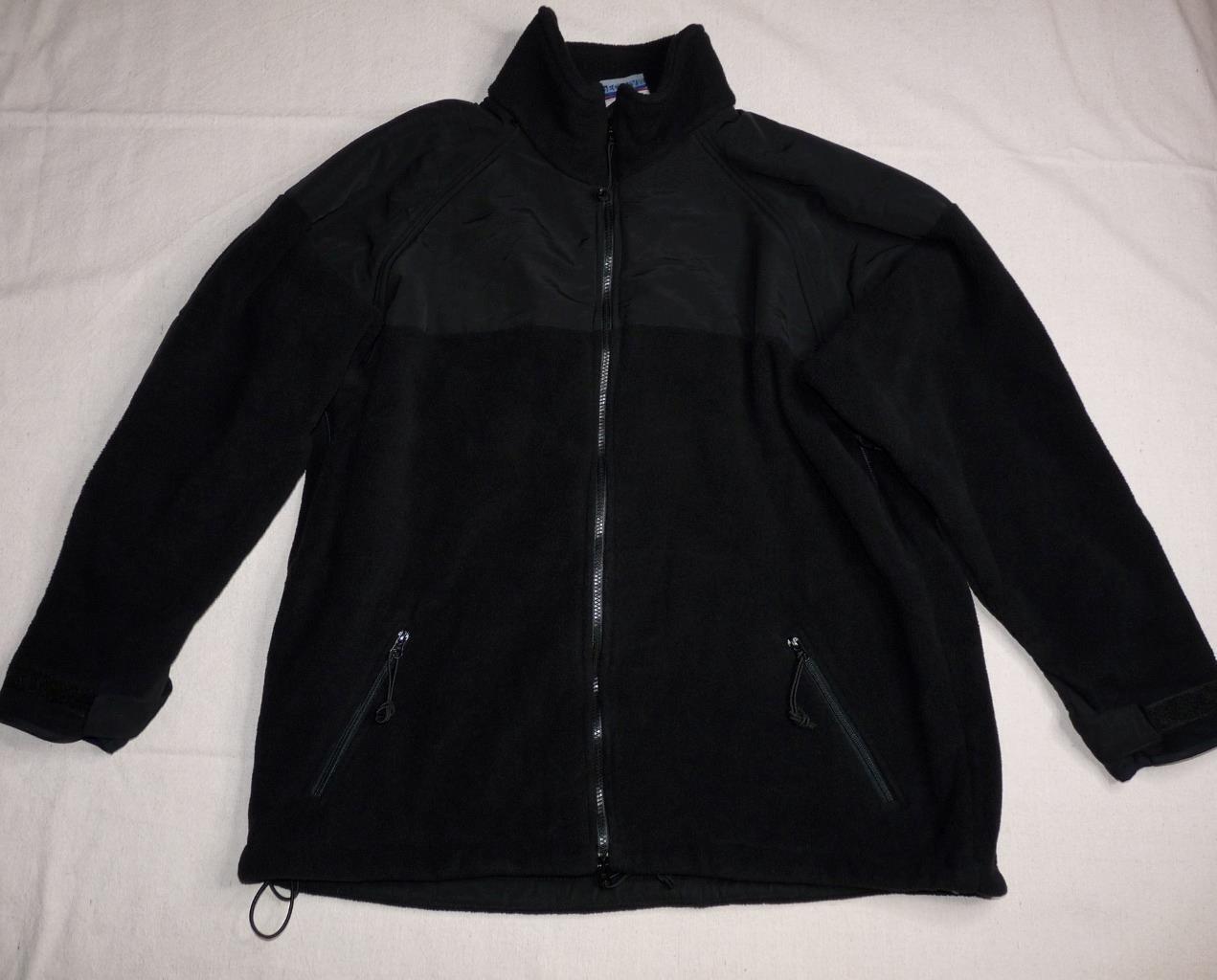 DSCP Peckham US Military X-LARGE Black Polartec 300 Fleece Cold Weather Jacket