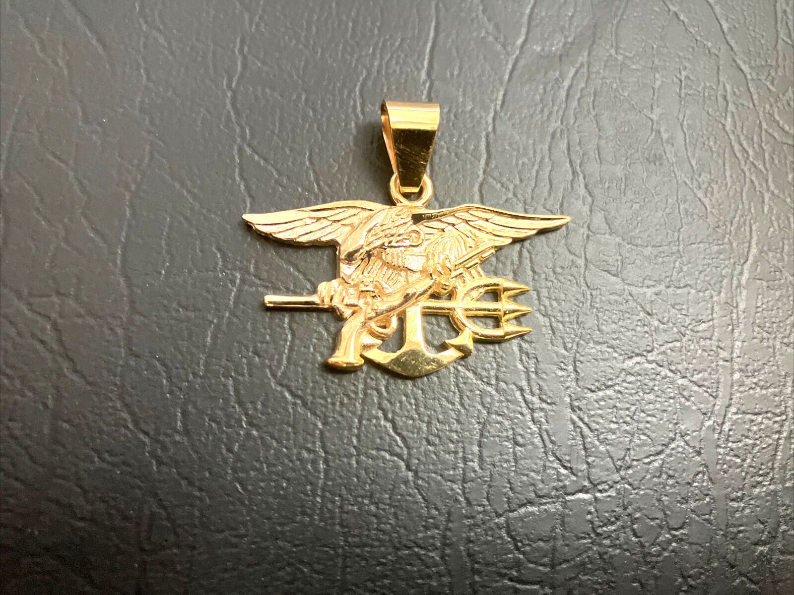 14K Gold Navy SEAL Pendant - Stunning Limited Edition