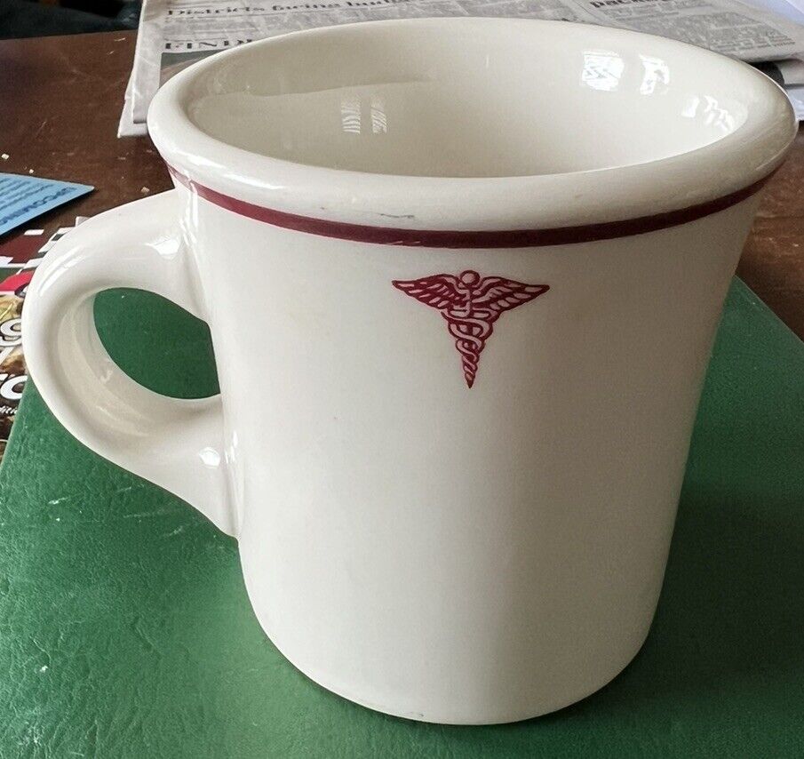 Vintage Army Medical Coffee Cup