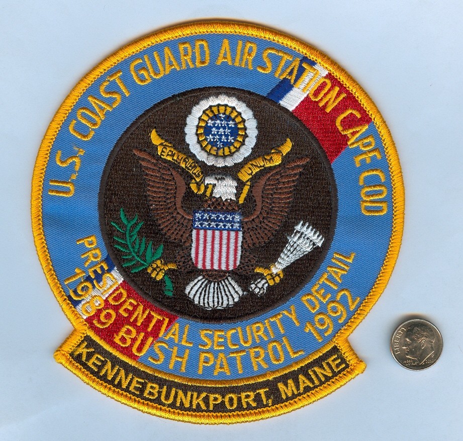 U.S. COAST GUARD / USCG AIR STATION CAPE COD ... PRESIDENTIAL SECURITY 1992 .. X