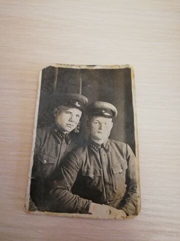 Rare USSR Soviet RUSSIA Soldier Red Army photograph of a loving military Gay WW2