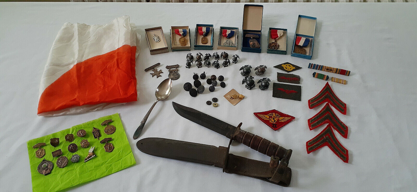 Lot of Items from a USMC Corporal who served in WWII